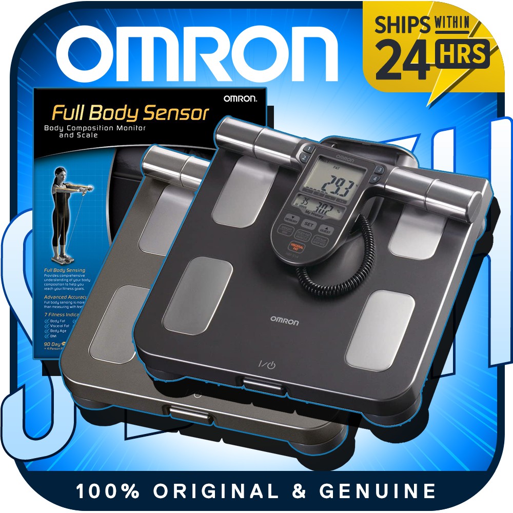 Omron HBF514C Body Composition Monitor with Scale 7 Fitness Indicators & 90Day Memory