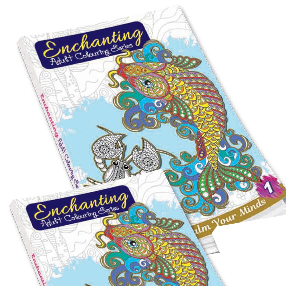 Download Enchanting Adult Colouring Series - Book 1 | Shopee Malaysia