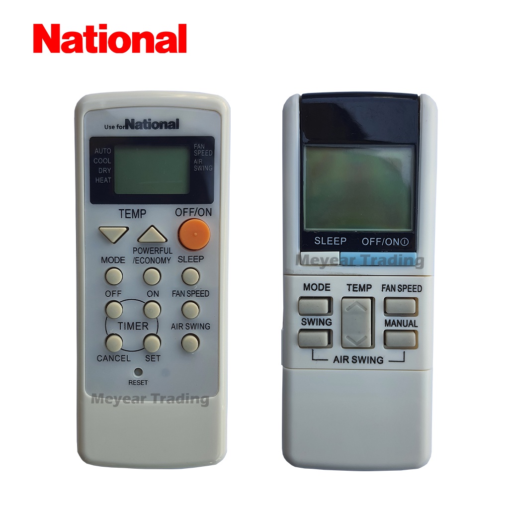 National A/C Remote Control Aircond Air Conditioning Air Conditioner ...