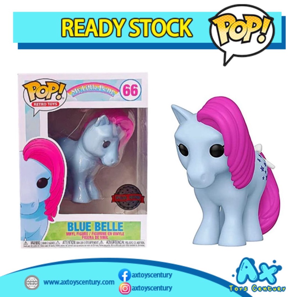 Funko Pop! Retro Toys: My Little Pony - Blue Belle #66 Special Edition 100% Genuine