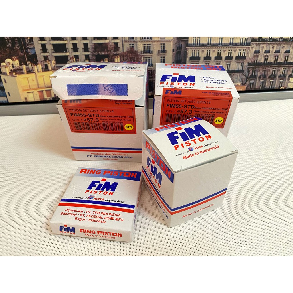 Piston Dome FIM 57mm Y15ZR Y15 FZ150 LC135 / RS150 RS150R ...