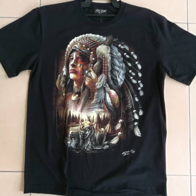 red indian shirt