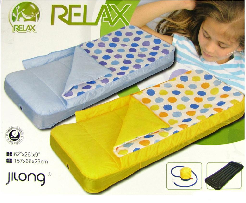 2 in1 Kids Air Bed Mattress With Sleeping Bag Shopee Malaysia