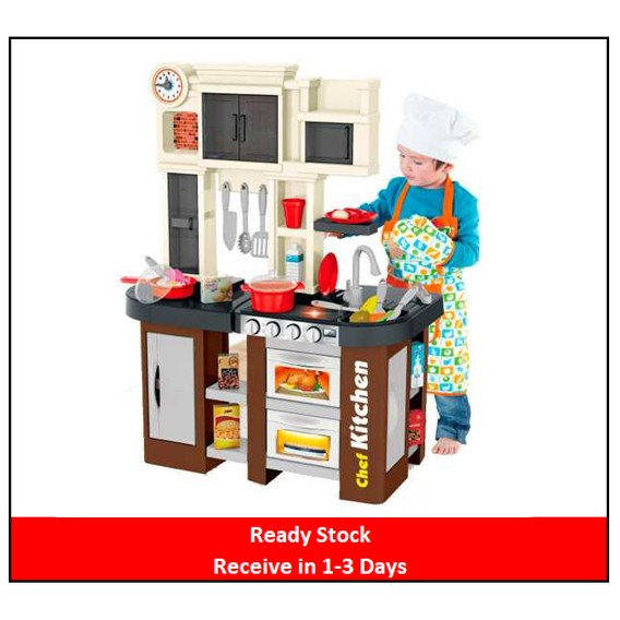  Ready  Stock Talented chef Kitchen  Set  Role Play Sink with 