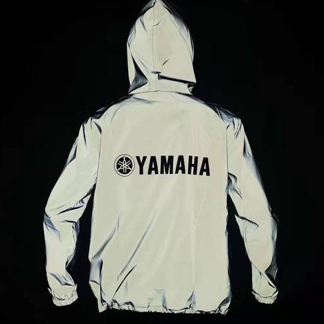 [LIMITED EDITION] YAMAHA Night Reflective Jacket Waterproof Windbreaker
