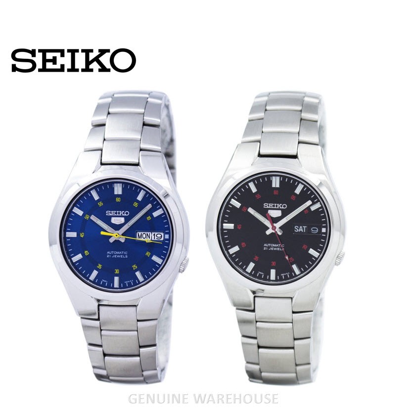 100% ORIGINAL SEIKO 5 Gents Men Automatic Stainless Steel Watch SNK615K1,  SNK617K1 [Jam Tangan Lelaki] | Shopee Malaysia