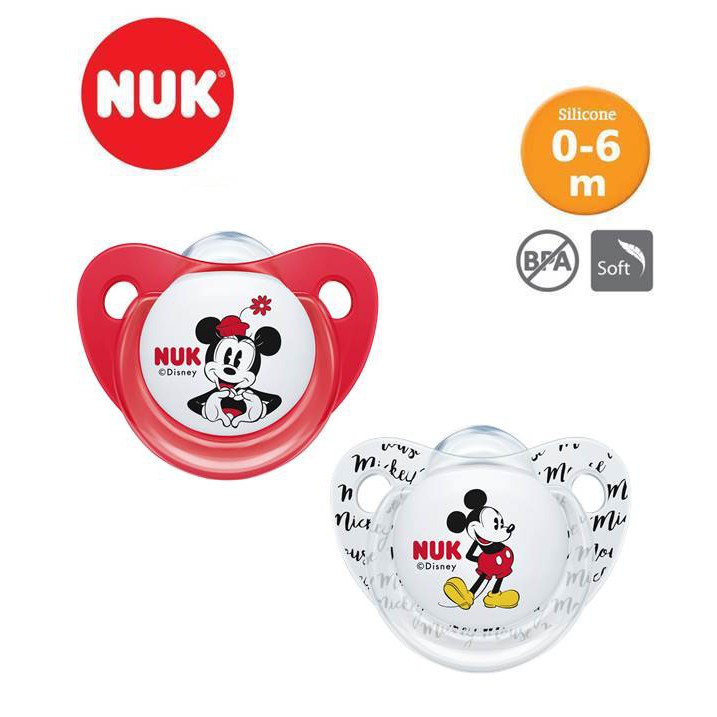 nuk newborn silicone pacifier