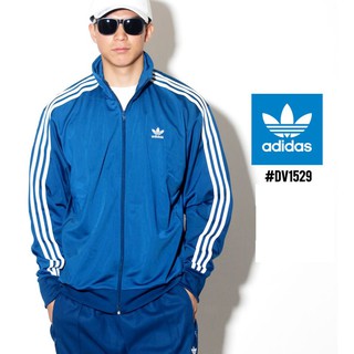adidas firebird jacket blue