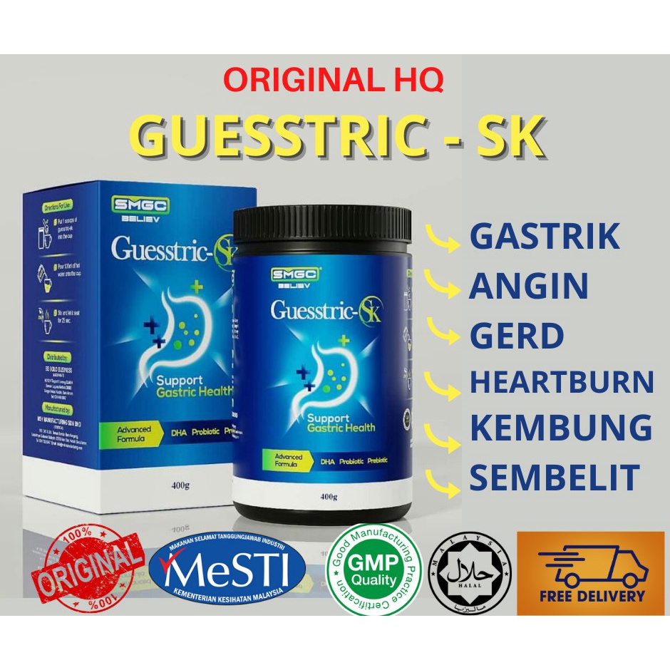 Buy Guesstric Sk Rawatan Gastrik Angin Gerd Dengan Dha Prebiotic Probiotic Traditional Remedy For Gastric Seetracker Malaysia