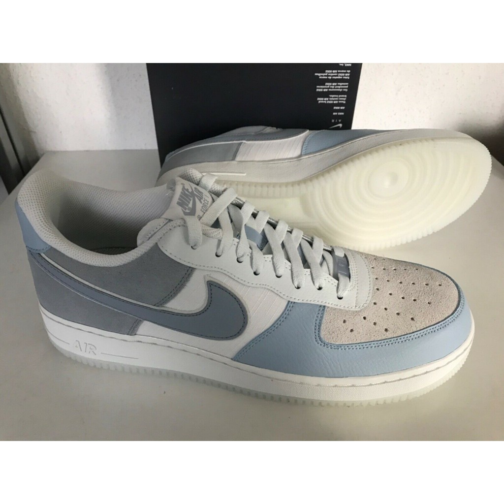 nike air force 1 07 low premium light armory blue off white obsidian mist