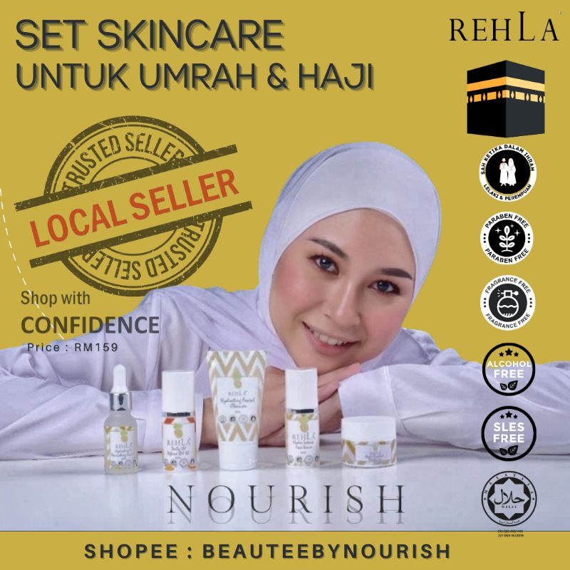 [SKINCARE SAH IHRAM] REHLA EXCLUSIVE FACIAL SET - Mesra Ibadah Harian ...