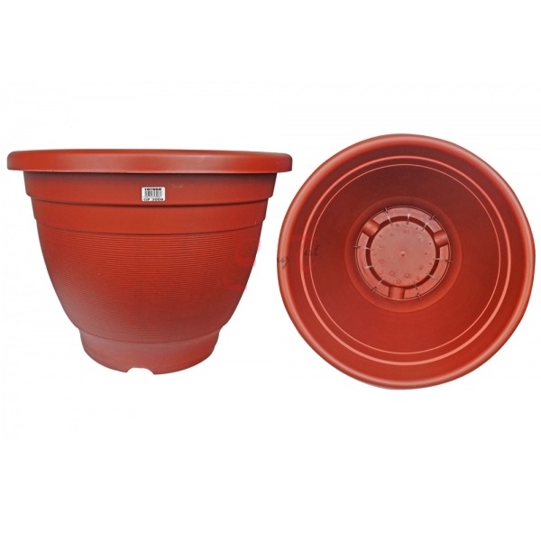 Big Garden Pot Brown Decorative Plant Pot Indoor Outdoor Large