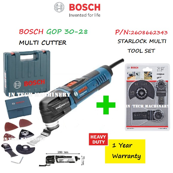 Bosch Gop 30 28 Multi Cutter Starlock Multitool Set Pn 2608662343