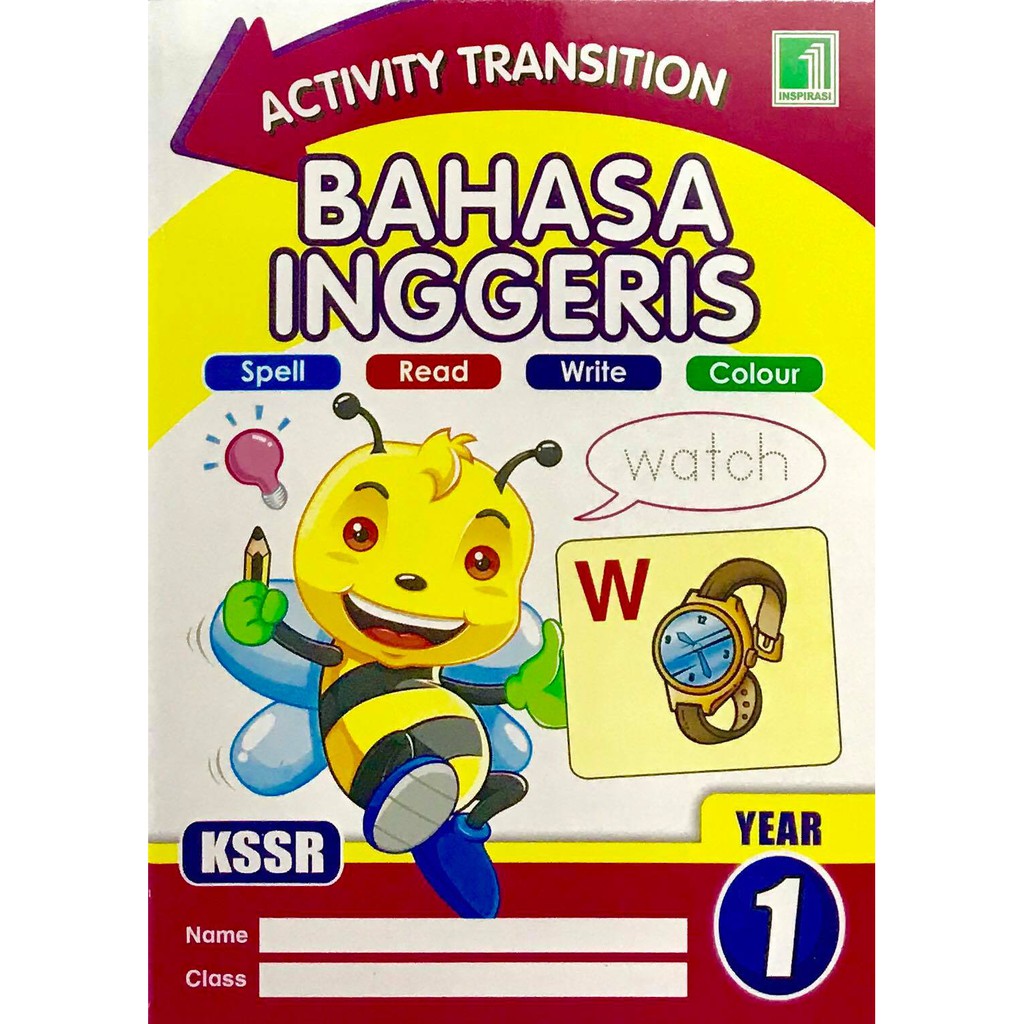 Buku Aktiviti Transisi Tahun 1 Bahasa Inggeris | Shopee ...