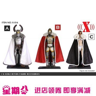 X Toys 1 6 Medieval Knight Manteau Red Cloak For 12 Female Male Figure Shopee Malaysia - black military cloak roblox