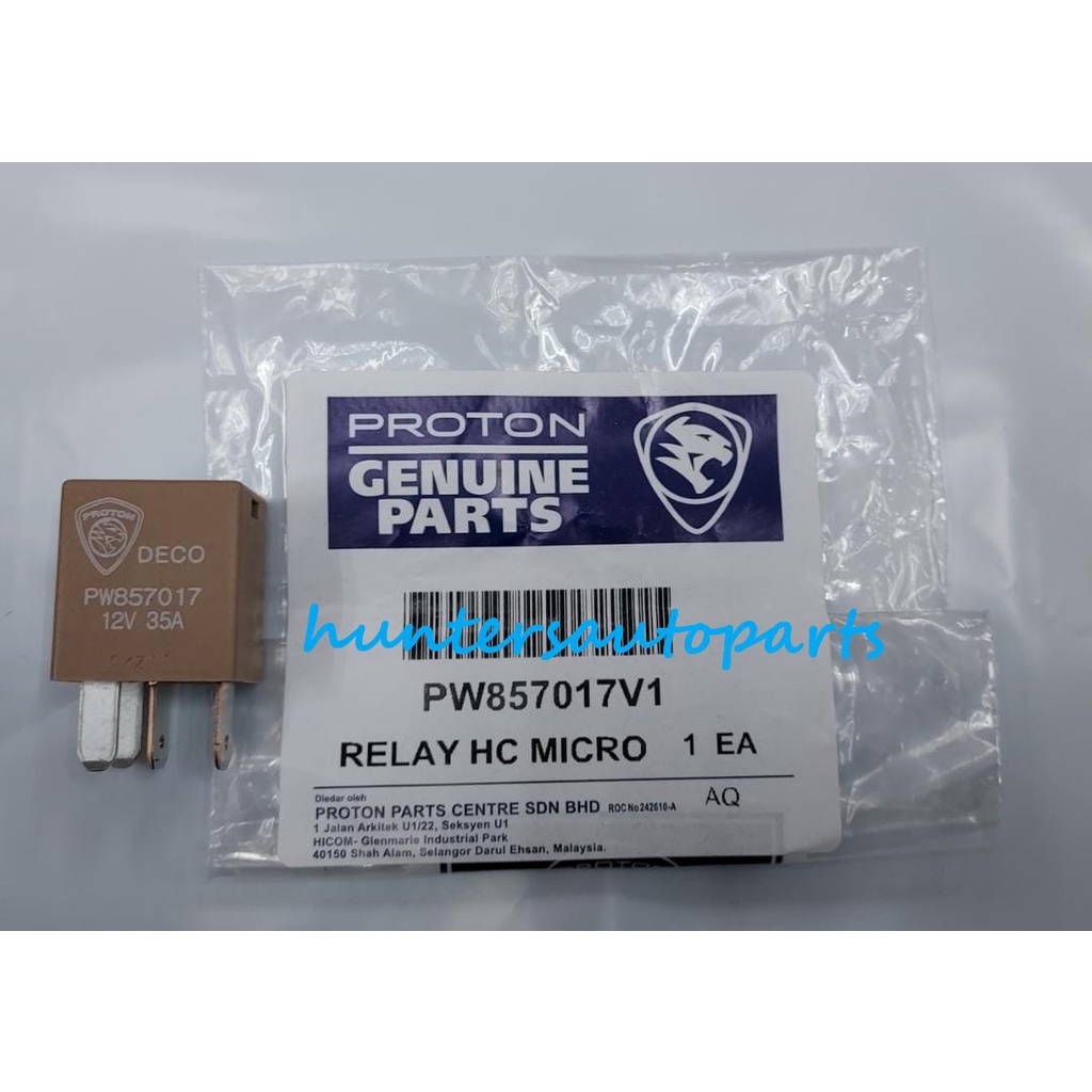 Proton Exora Micro HC Relay (PW857017) 12V 35A Shopee Malaysia
