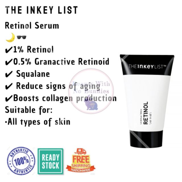 Ready Stock The Inkey List Retinol 30ml Shopee Malaysia