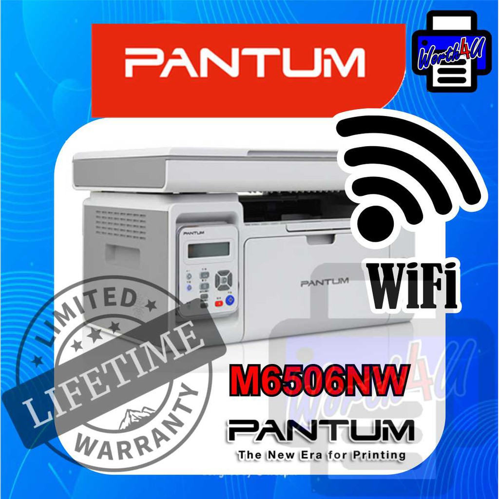 Pantum M6506NW Print Copy Scan WiFi Wireless 3 in 1 Printer Laserjet 