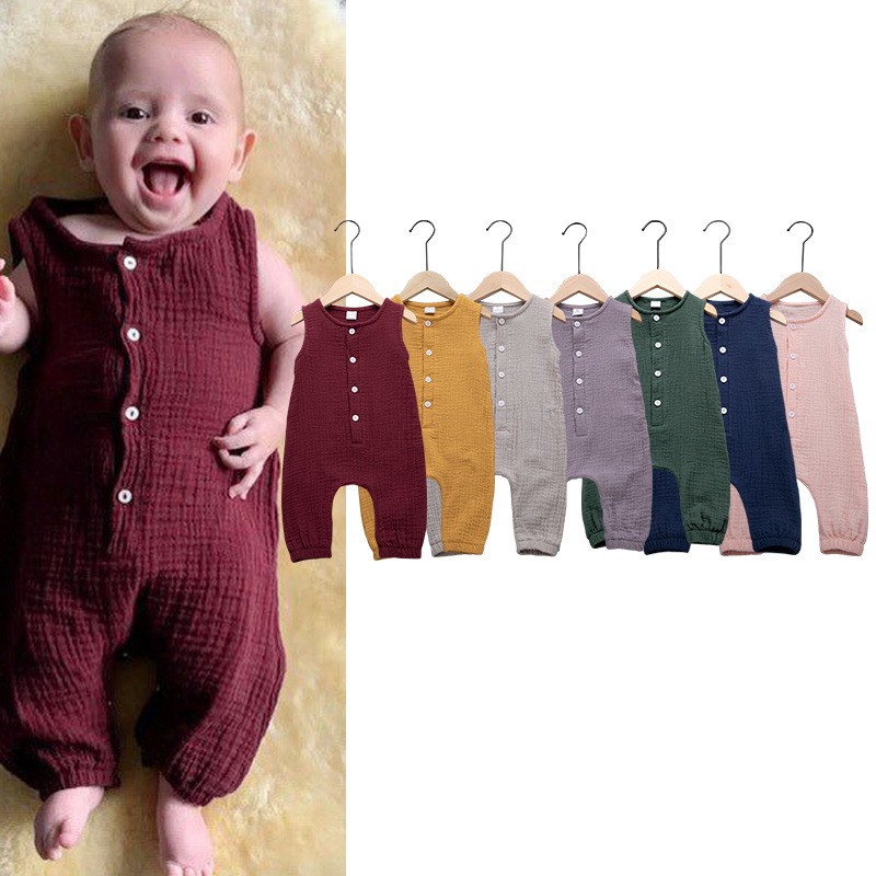 linen overalls baby boy