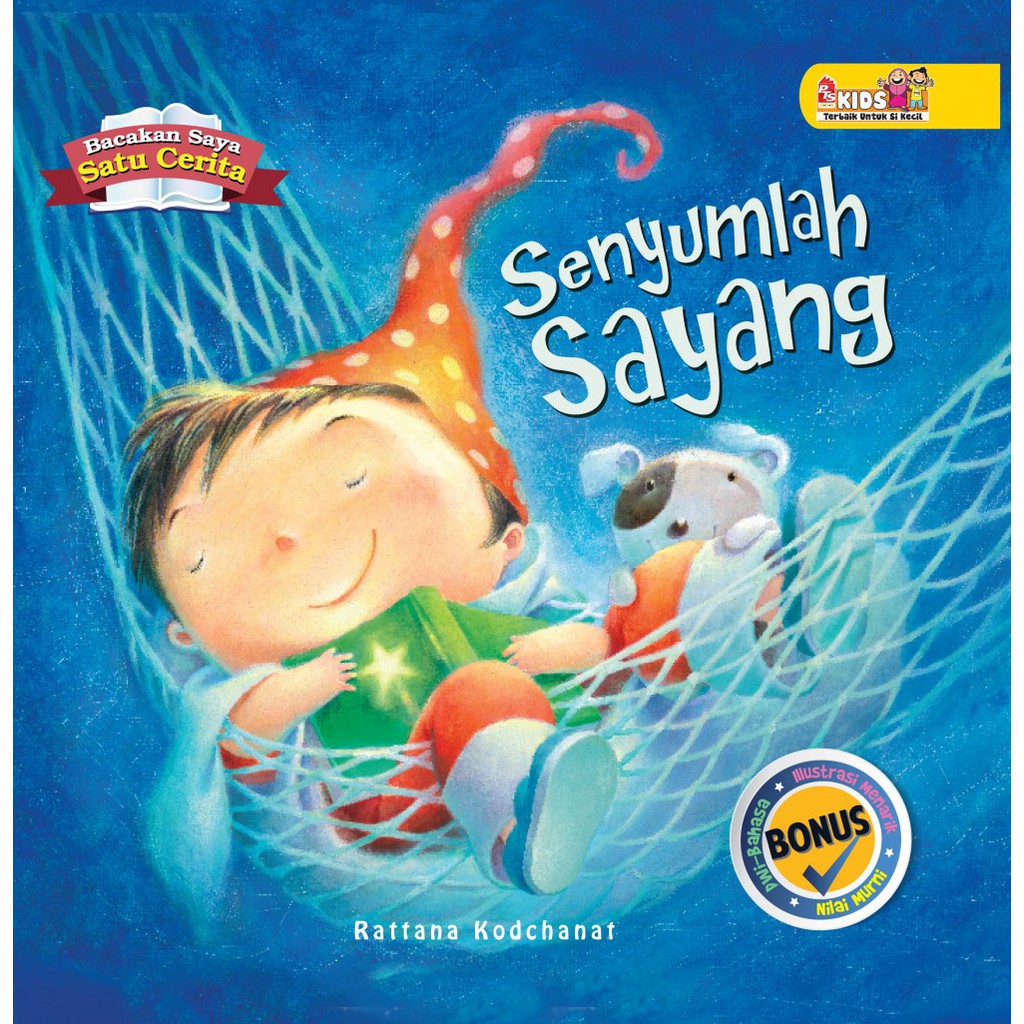 Buku Kanak Kanak Bacaan Anak Bacakan Saya Satu Cerita Senyumlah 