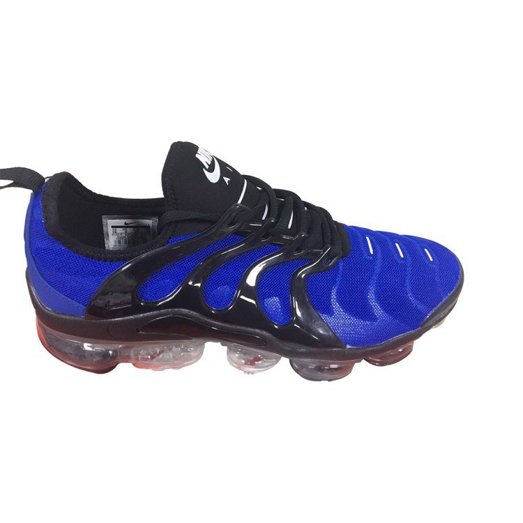 air vapormax plus blue and black