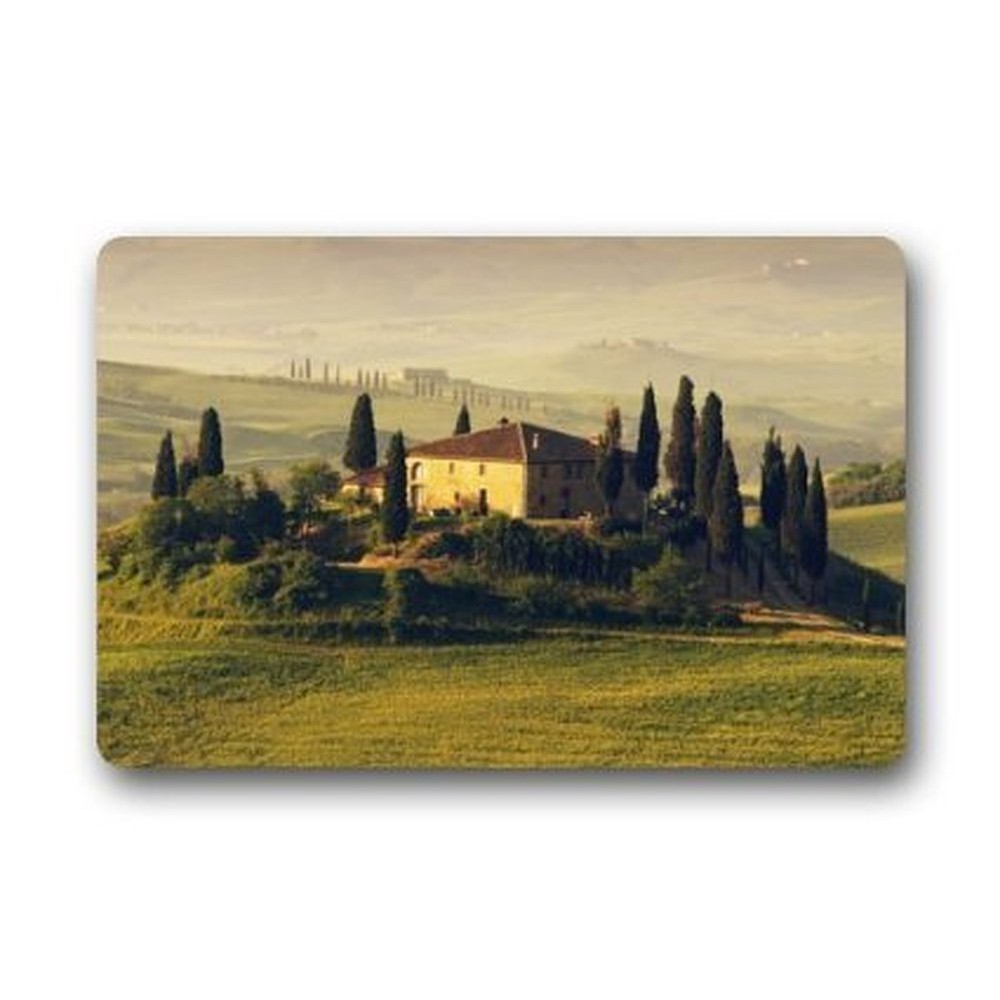 Tuscan Villa Machine Washable Door Mats Indoor Outdoor House