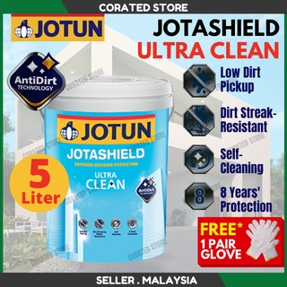 Jotun Exterior Jotashield Ultra Clean Cat Luar (AntiDirt / Anti Kotoran ...