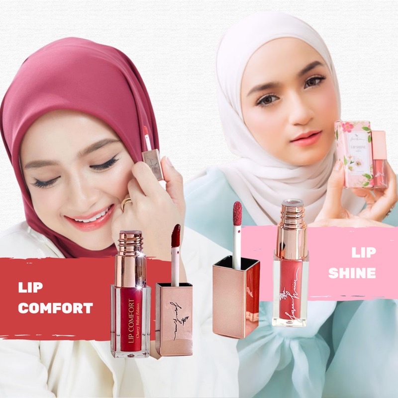 (READY STOCK) LIP SHINE LIP COMFORT Cherry Velvet Edition by FarahanimRazak Farahanimbeauty