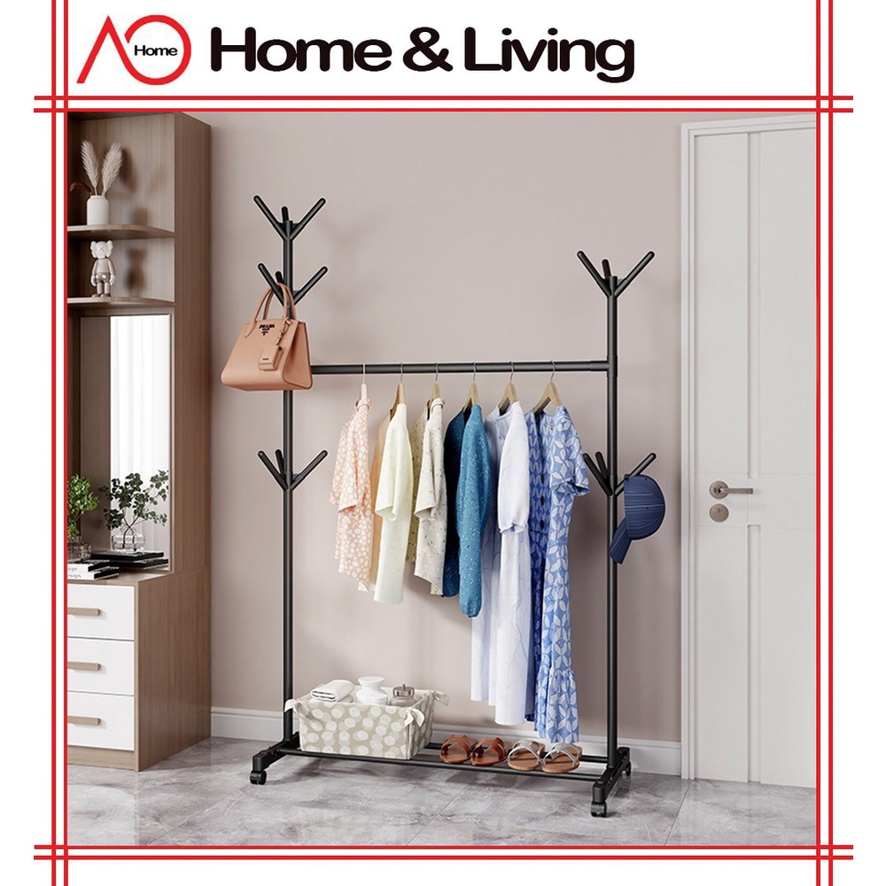 AO Home Multifunctional Tree Branch Clothes Rack Hat Coat Clothes Rack