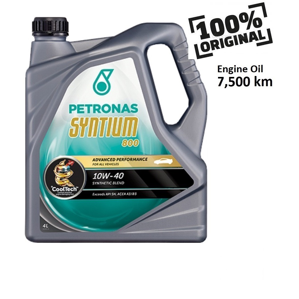 Petronas Syntium 800 10w 40 Genuine Semi Synthetic Engine Oil 1l 4l Shopee Malaysia