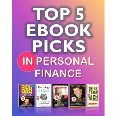 TOP 5 BEST EBOOK PICKS in Personal Finance [PDF] [Rich Dad; Psychology of Money; Money Makeover; Money Master the Game]