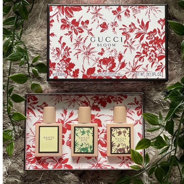 Gucci_Bloom Vaporisateur Natural Spray Perfumes Gift Set 3x30ml in1 for ...