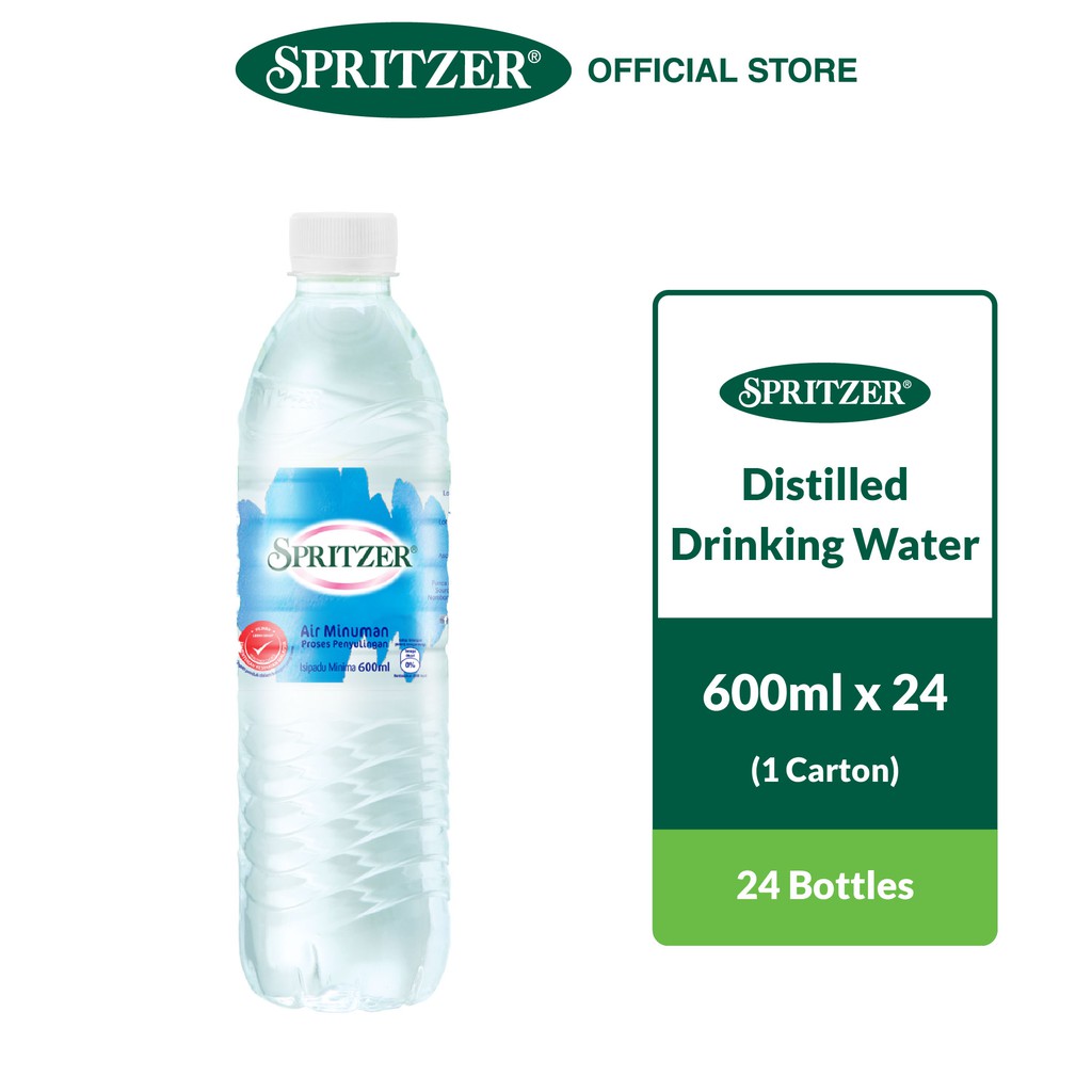 Spritzer Distilled Water (600ML X 24)