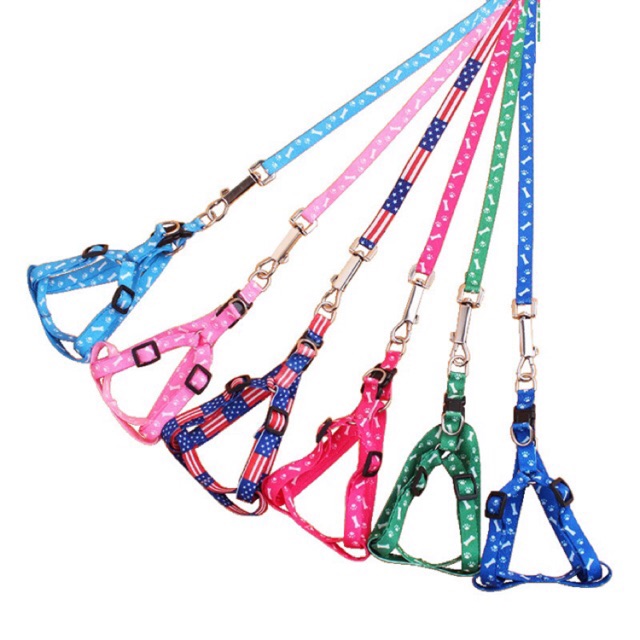 Pet leash, polyester printed dog leash, dog leash, dog leash, chest strap