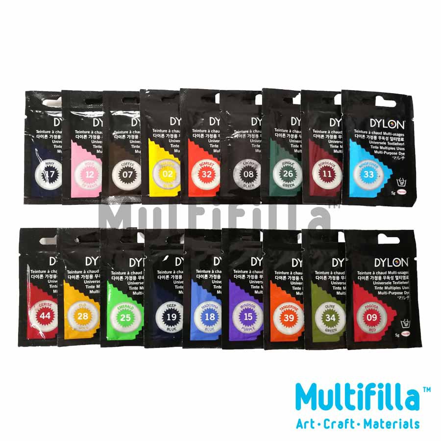 Dylon Dye 5g For Batik Tie Dye/Fabric Dye Shopee Malaysia