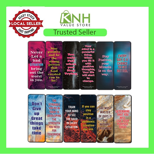 Encouraging Positive Quotes During Pandemic Series 2 Bookmarks (6Pack
