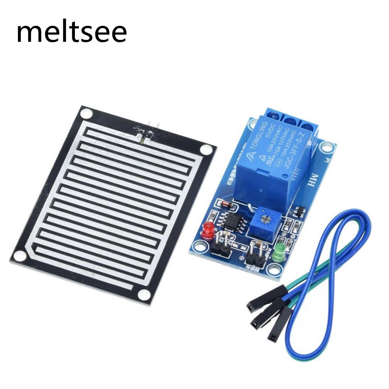 Rain water sensor module DC 5V 12V Relay Control Module Rain Sensor Water Raindrops Detection Module