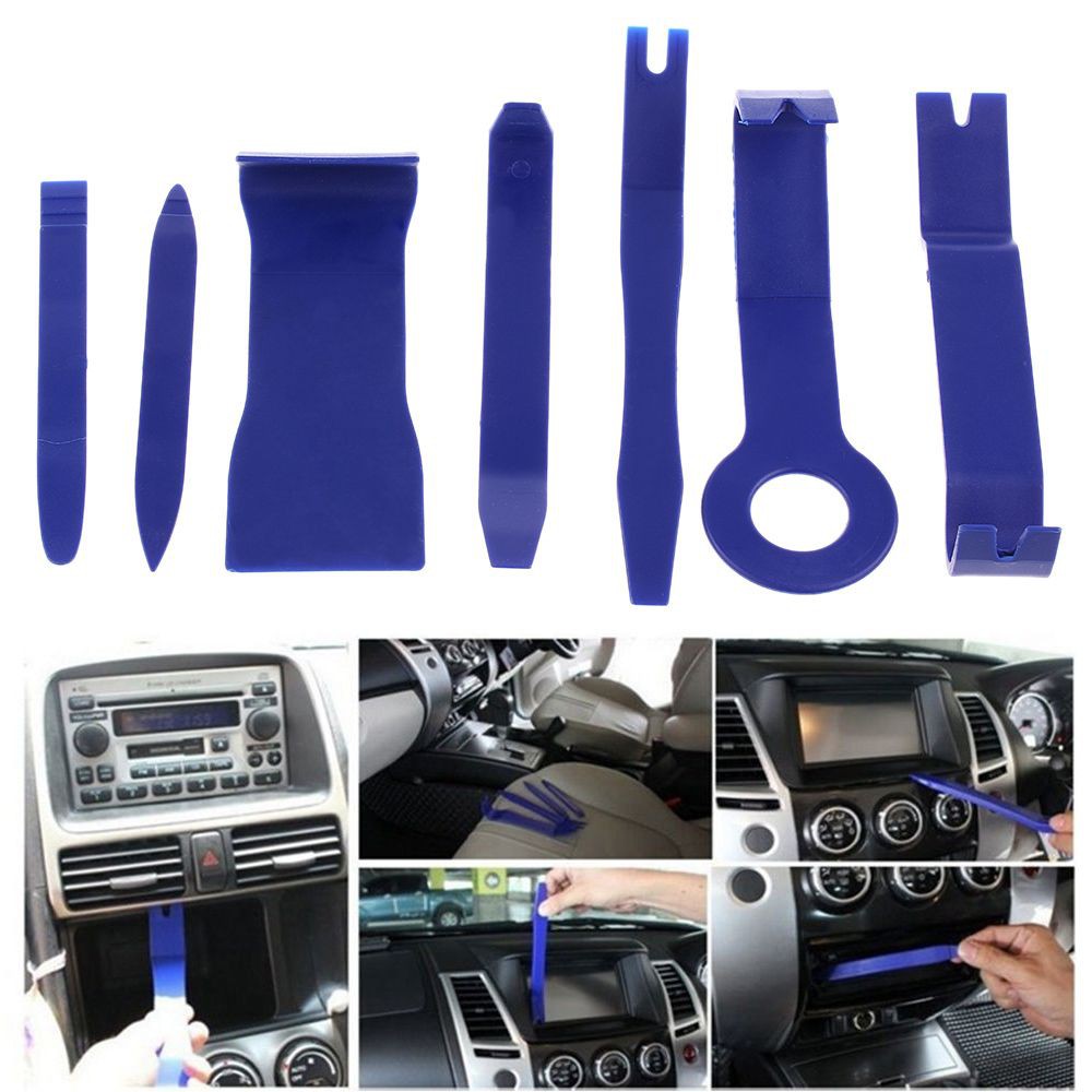 7pcs Useful Interior Exterior Dash Panel Opener Car Removal Tool