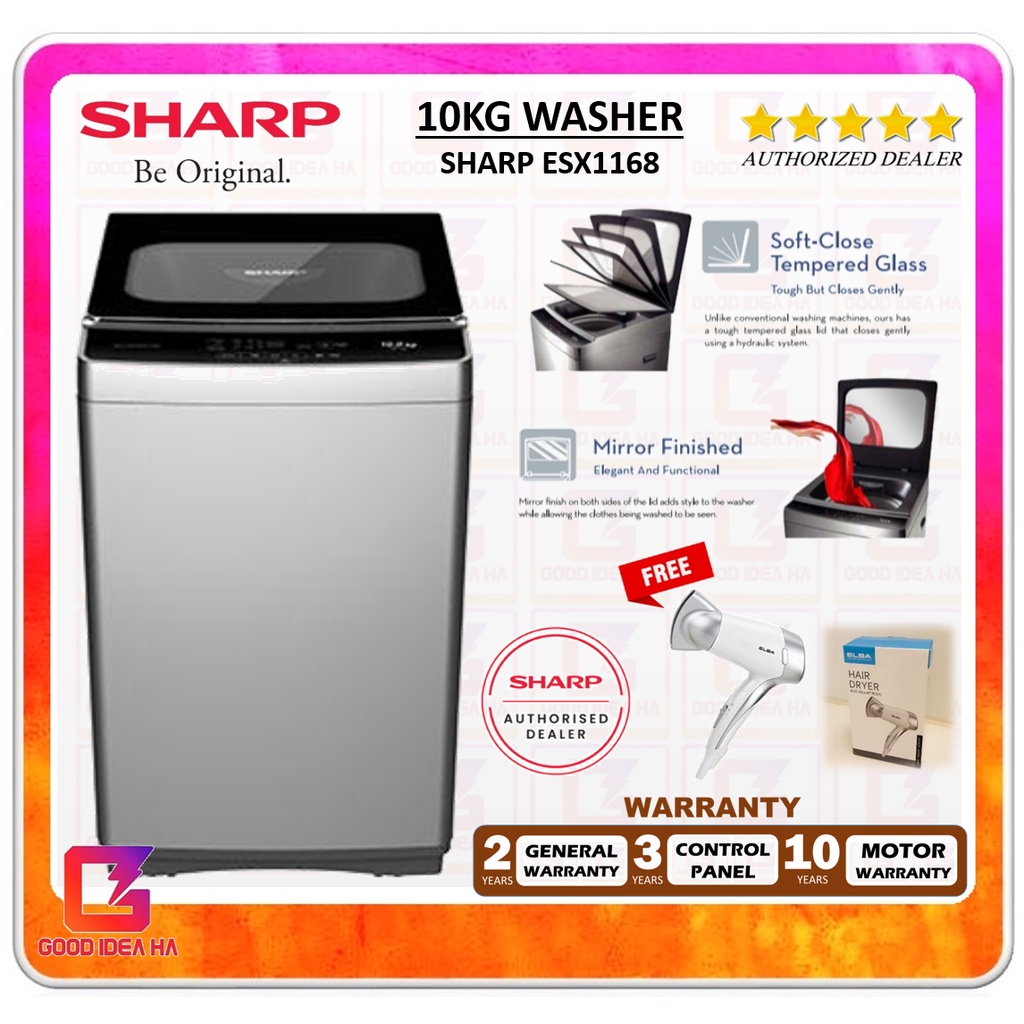 Sharp washing machine 10kg