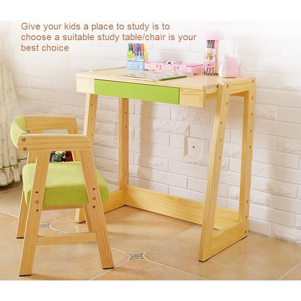 kids writing table with chair
