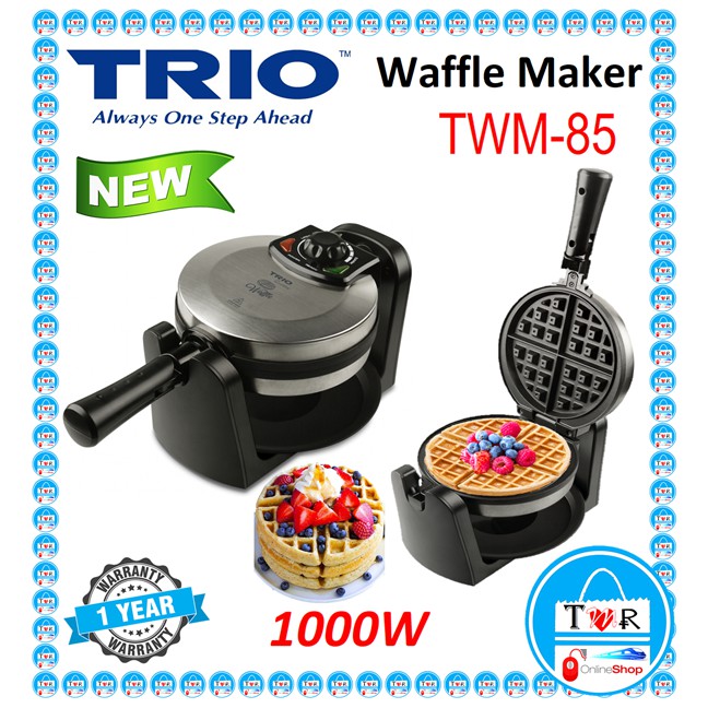 TRIO WAFFLE MAKER TWM-85 / TWM85 / TWM-9017