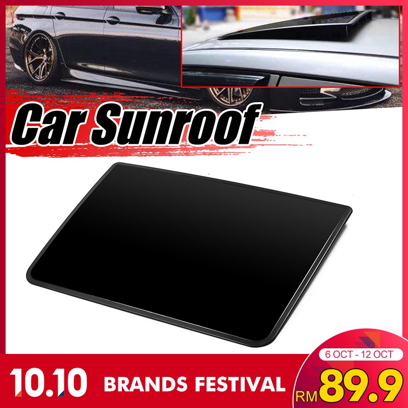 Glossy Black Universal Car Top Sunroof Sun Roof DIY Decoration Auto Car