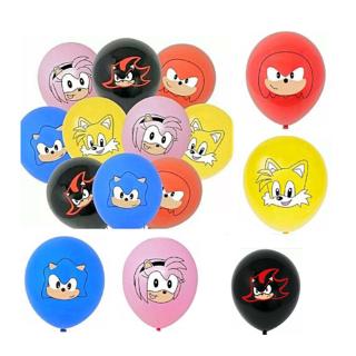 10pcs Set 12 Inch Latex Balloon Sonic The Hedgehog Theme Party Little Hedgehog Balloon Toy Anime Animal Image Decoration Balloon Shopee Malaysia - new 10pcs set 12inch game roblox latex balloons kids model toy