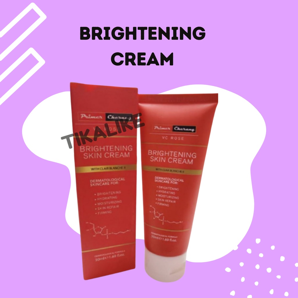Brightening Cream / Original By Klinik Primer Cherang / Vc Cream Rose