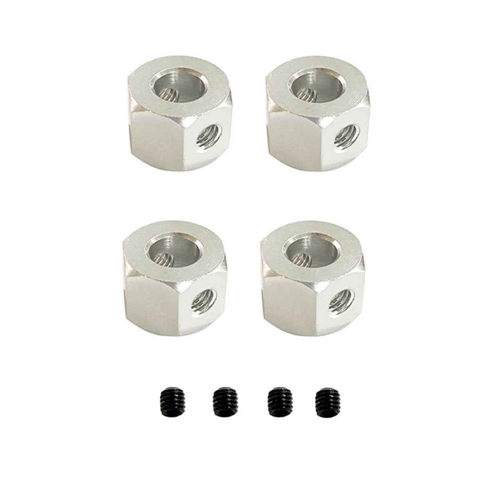 Details about  / 4PCS 5mm to 12mm Metal Combiner Wheel Hub Hex for WPL D12 RC Car Parts Kit