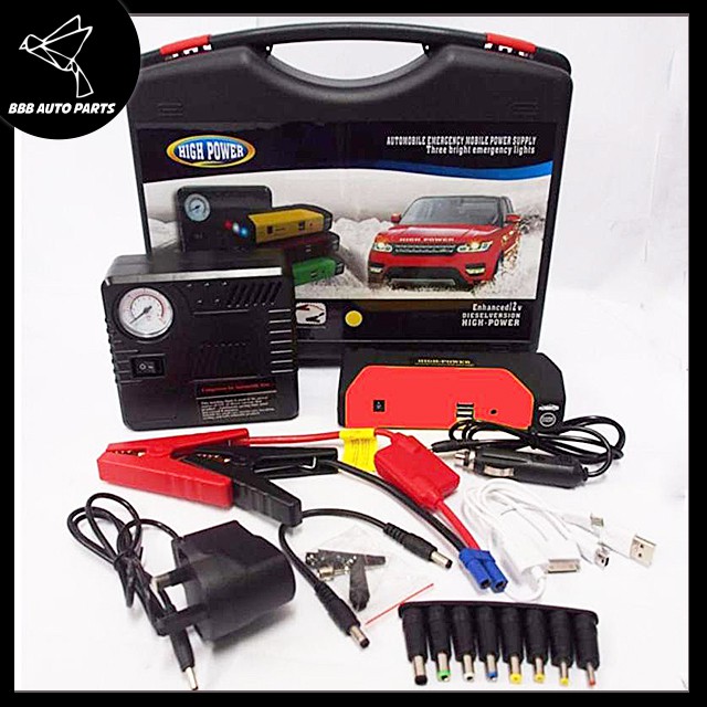 High Power Jump Start Power Bank Battery MultiFuntion Jump Starter