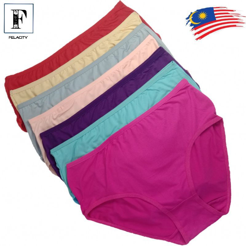 Stretchable Plus Size Underwear Spender Panties M-XXXXL / Seluar Dalam Wanita M-XXXXL FELACITY