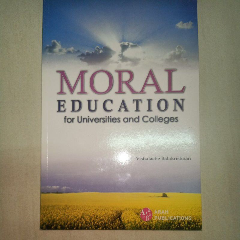 Textbook Moral Education For Universities And College Shopee Malaysia