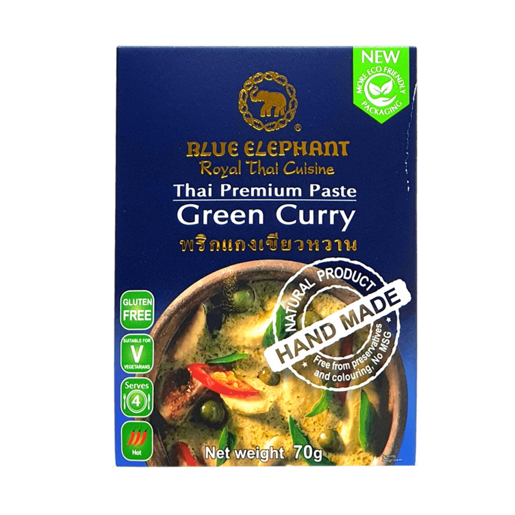 Blue Elephant Thai Green Curry paste (70g) | Shopee Malaysia