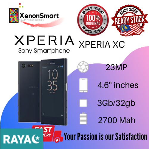 SONY XPERIA X COMPACT 3GB/32GB JAPAN SET DOCOMO 2ND HAND | Shopee Malaysia
